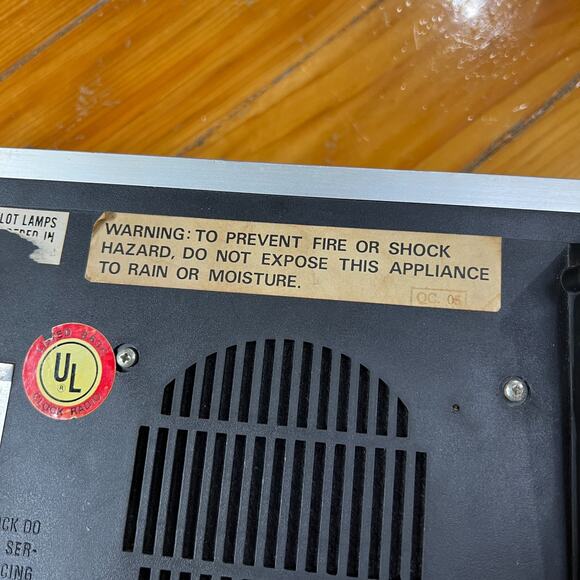 Vintage SounDesign 3483 Flip Clock AM FM Radio CLOCK NOT WORKING RADIO WORK 1970 - Picture 4 of 15